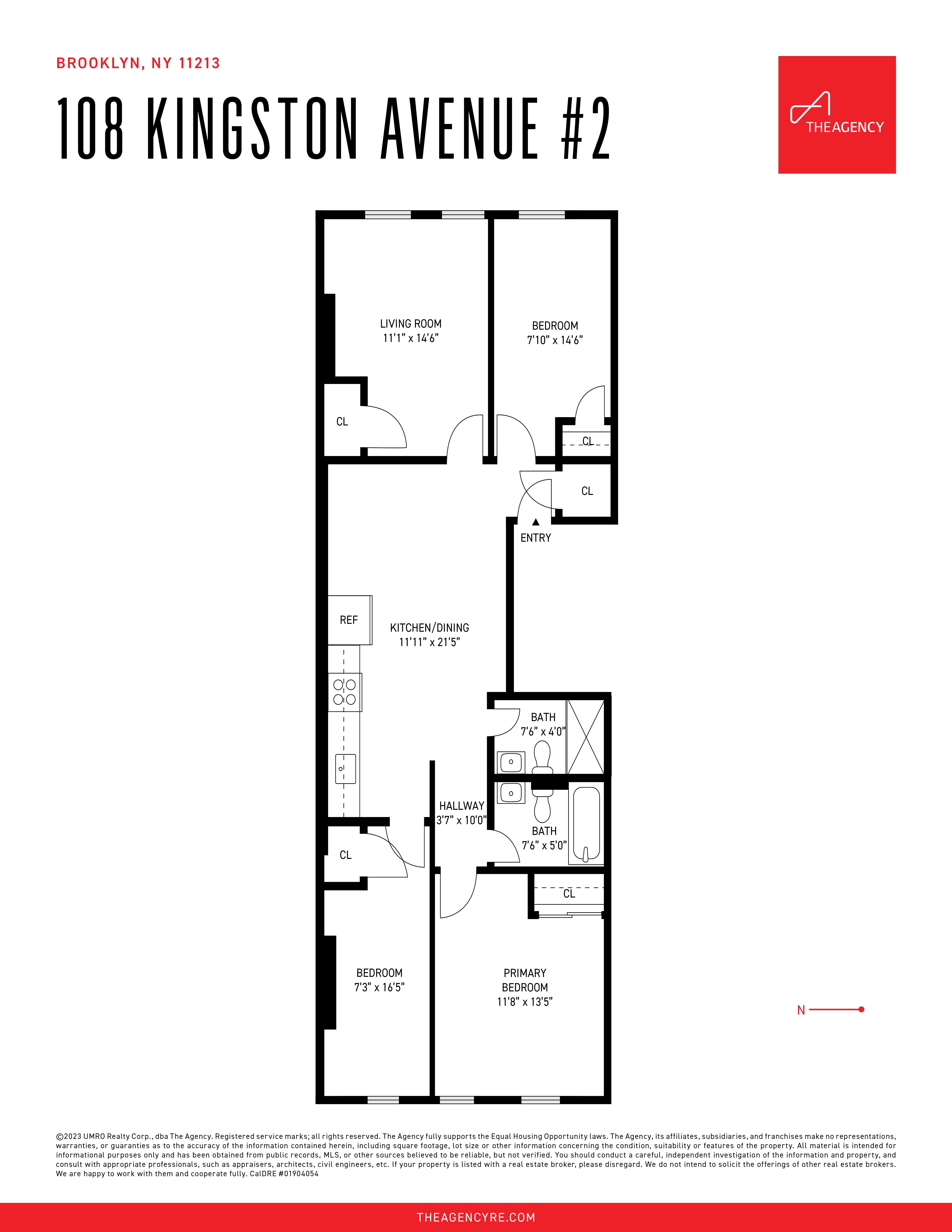 Floorplan for 108 Kingston Avenue, 2