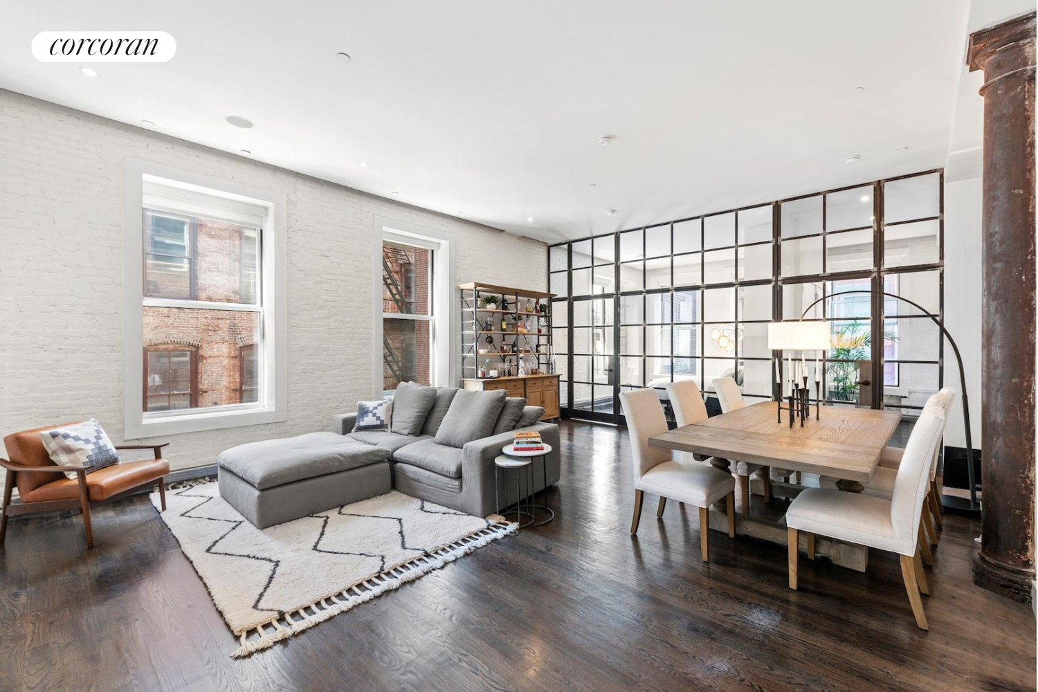 95 Greene Street 3F, Soho, Downtown, NYC - 2 Bedrooms  
1.5 Bathrooms  
4 Rooms - 