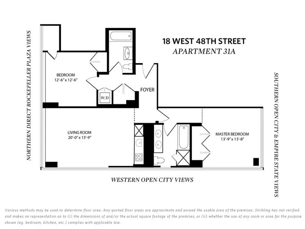 Floorplan for 18 West 48th Street, 31A