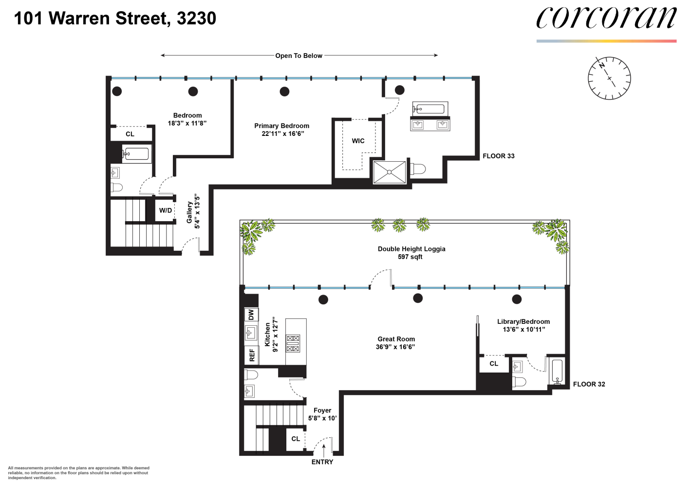 Floorplan for 101 Warren Street, 3230