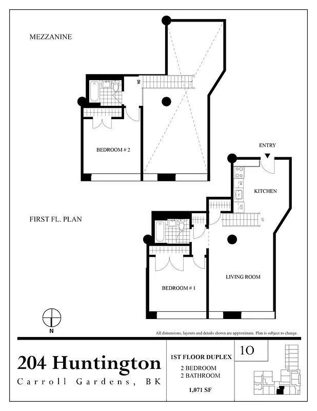 Floorplan for 204 Huntington Street, 10