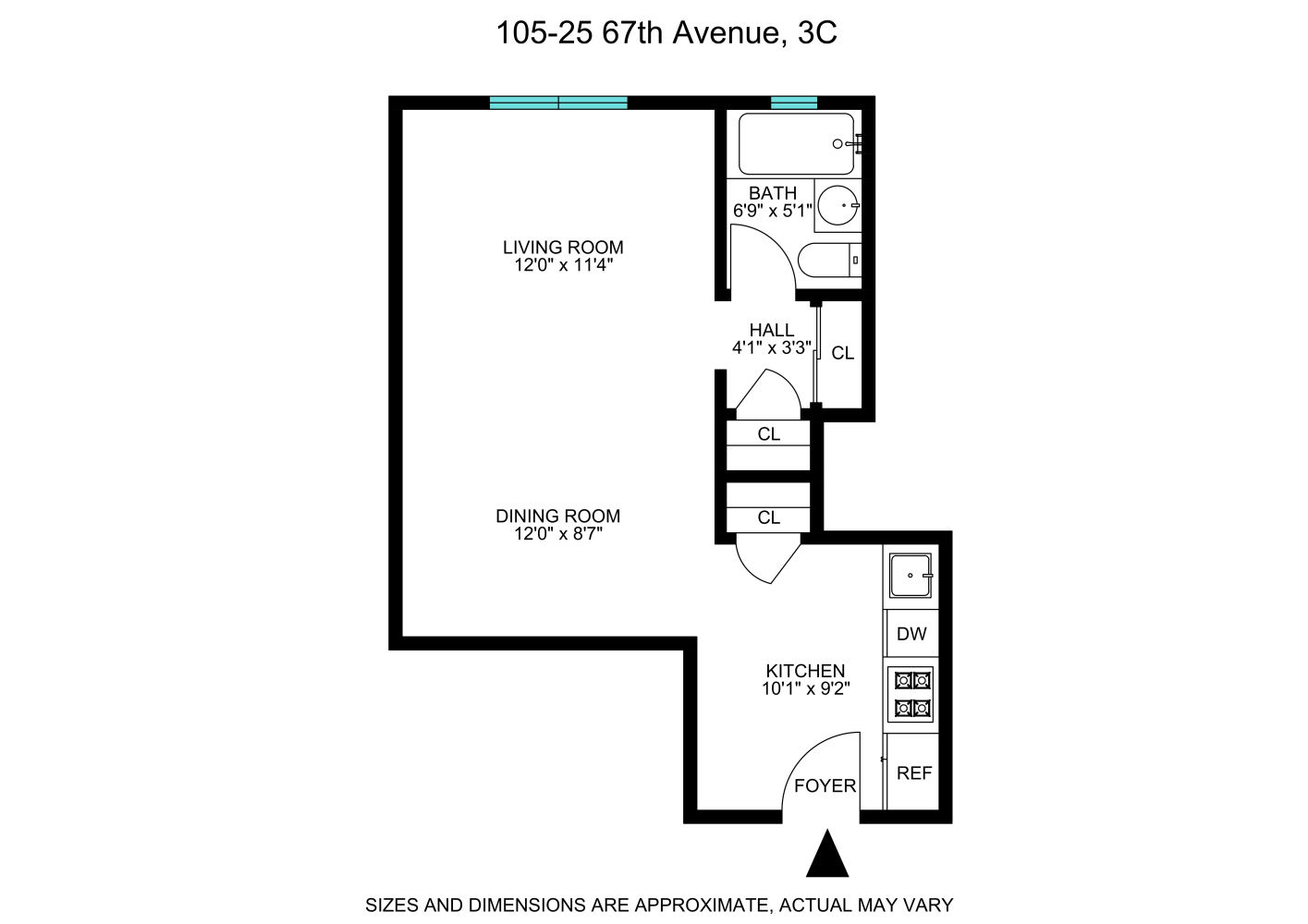 105-25 67TH Avenue, New York, NY 11375, 2 Rooms Rooms,1 BathroomBathrooms,Residential,For Sale,Quality & Ruskin,67TH,RPLU-217123005073