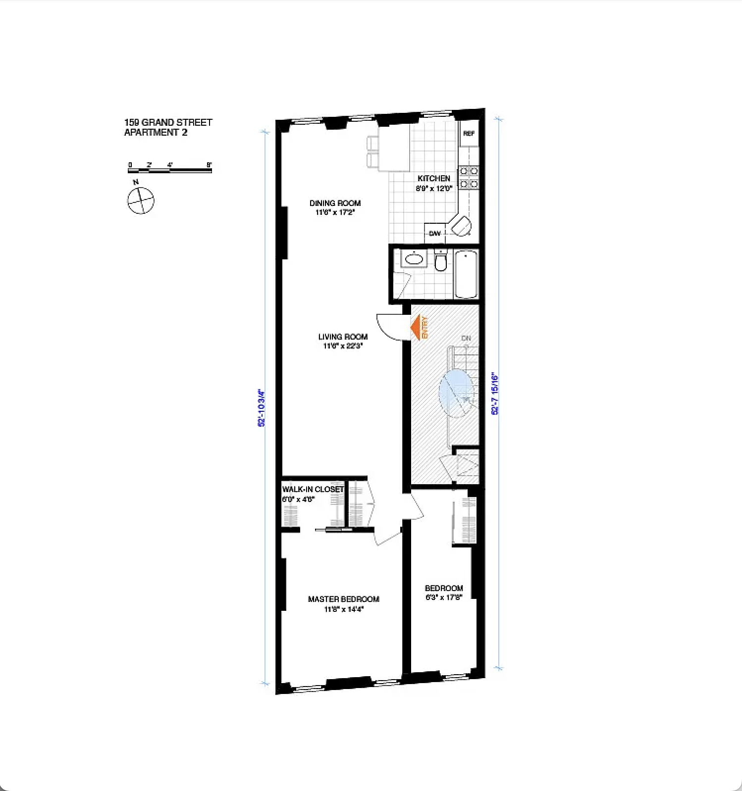 Floorplan for 159 Grand Street, 2