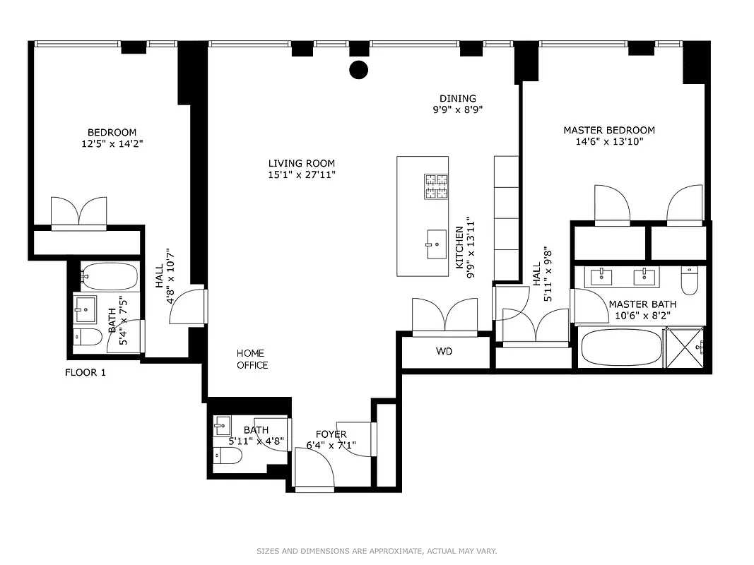 Floorplan for 101 Warren Street, 2340