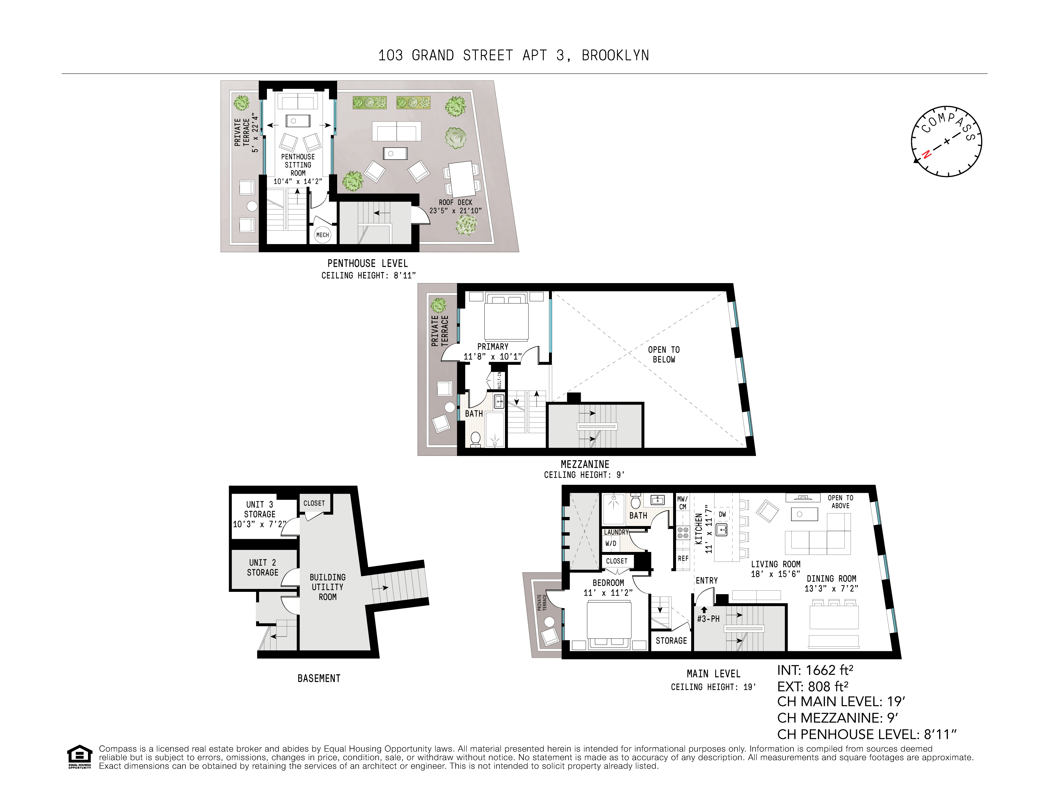 Floorplan for 103 Grand Street, 3PH