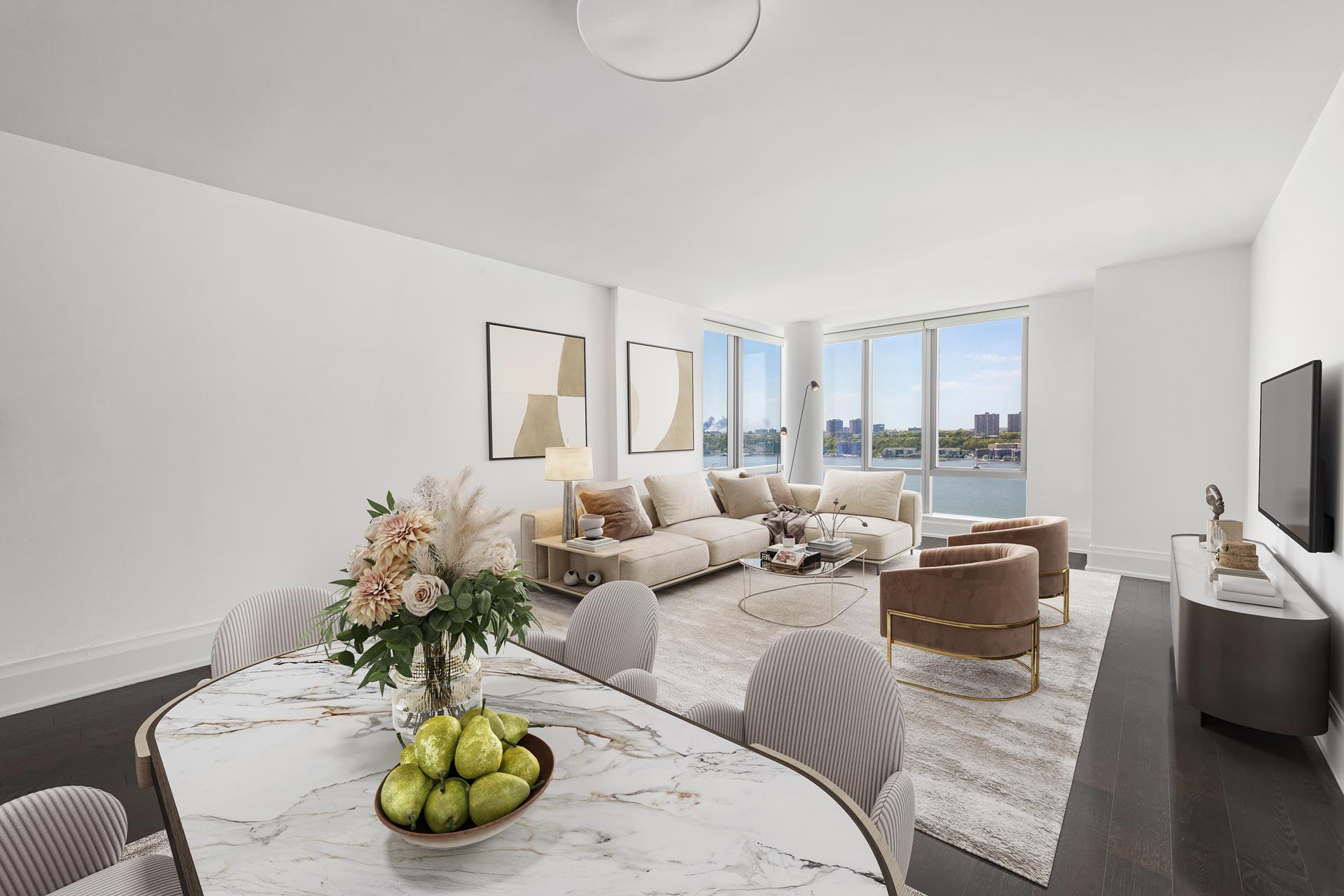 50 Riverside Boulevard 20A, Lincoln Sq, Upper West Side, NYC - 2 Bedrooms  
2.5 Bathrooms  
5 Rooms - 