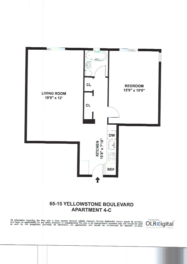 65-15 YELLOWSTONE Boulevard, New York, NY 11375, 1 Bedroom Bedrooms, 3 Rooms Rooms,1 BathroomBathrooms,Residential,For Sale,YELLOWSTONE,RPLU-217123010637