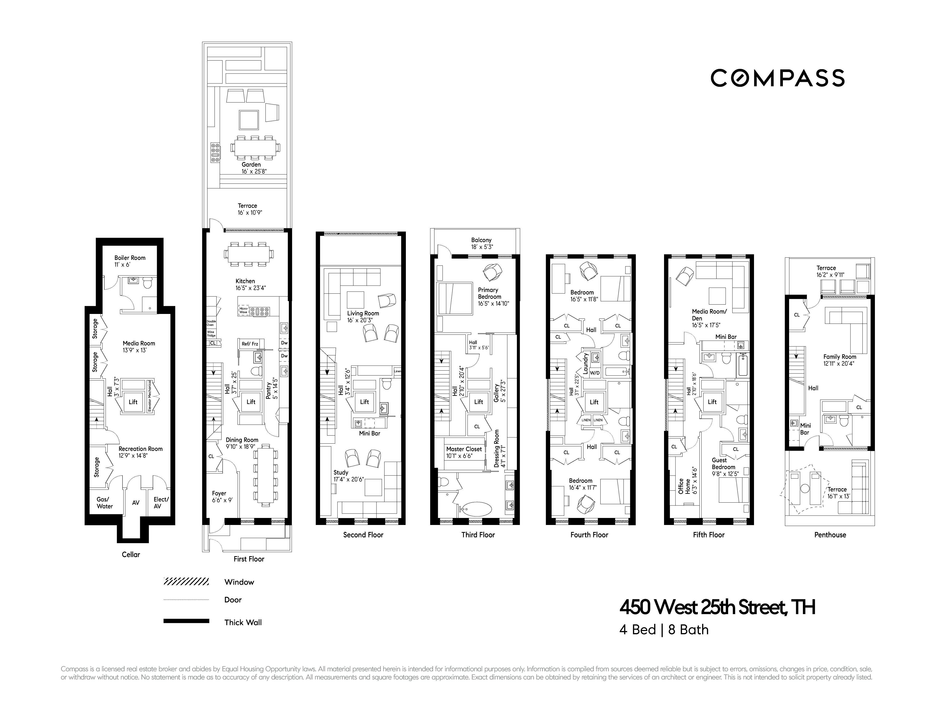 Floorplan for 450 West 25th Street