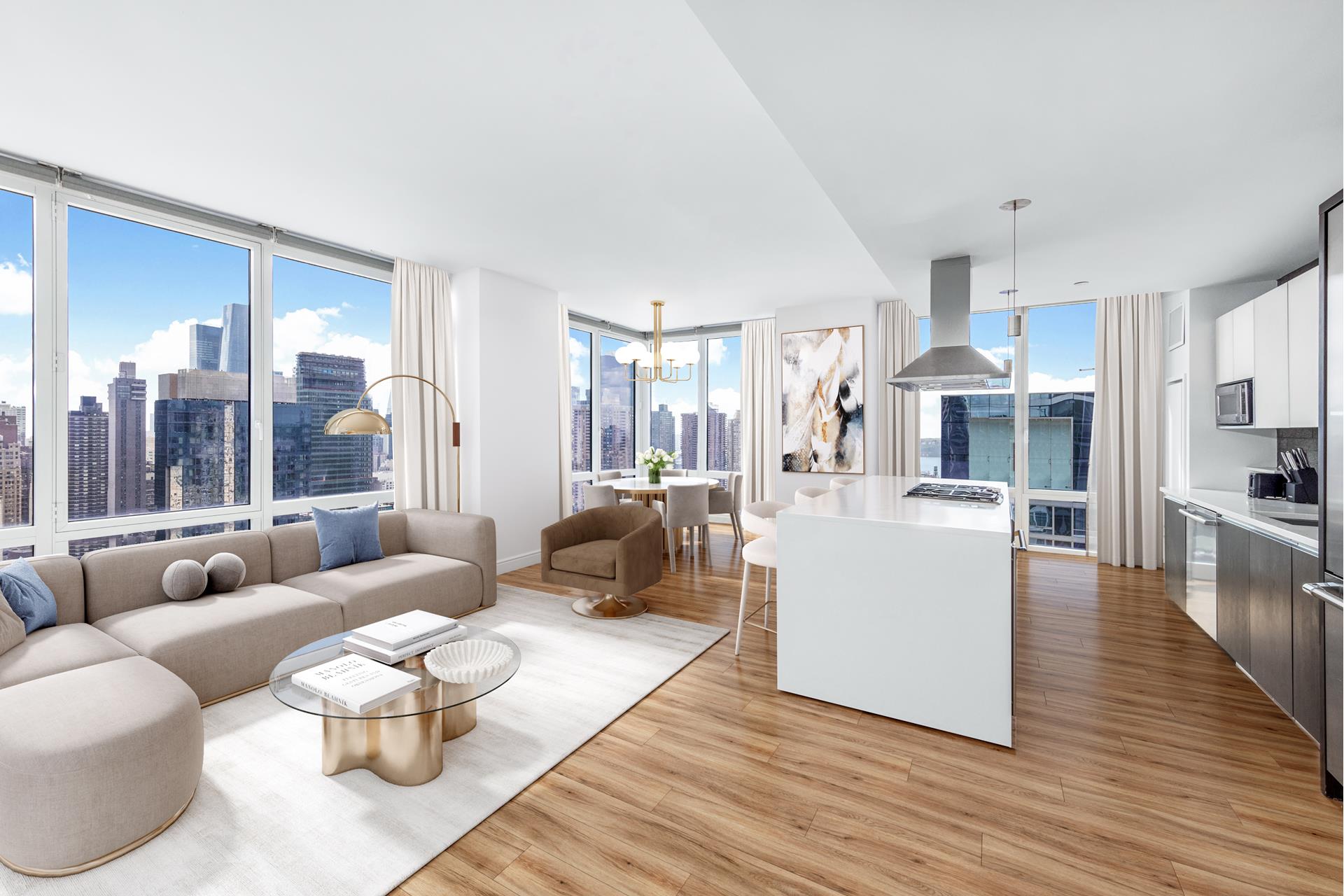 247 West 46th Street 3103, Chelsea And Clinton, Downtown, NYC - 2 Bedrooms  
2.5 Bathrooms  
4 Rooms - 