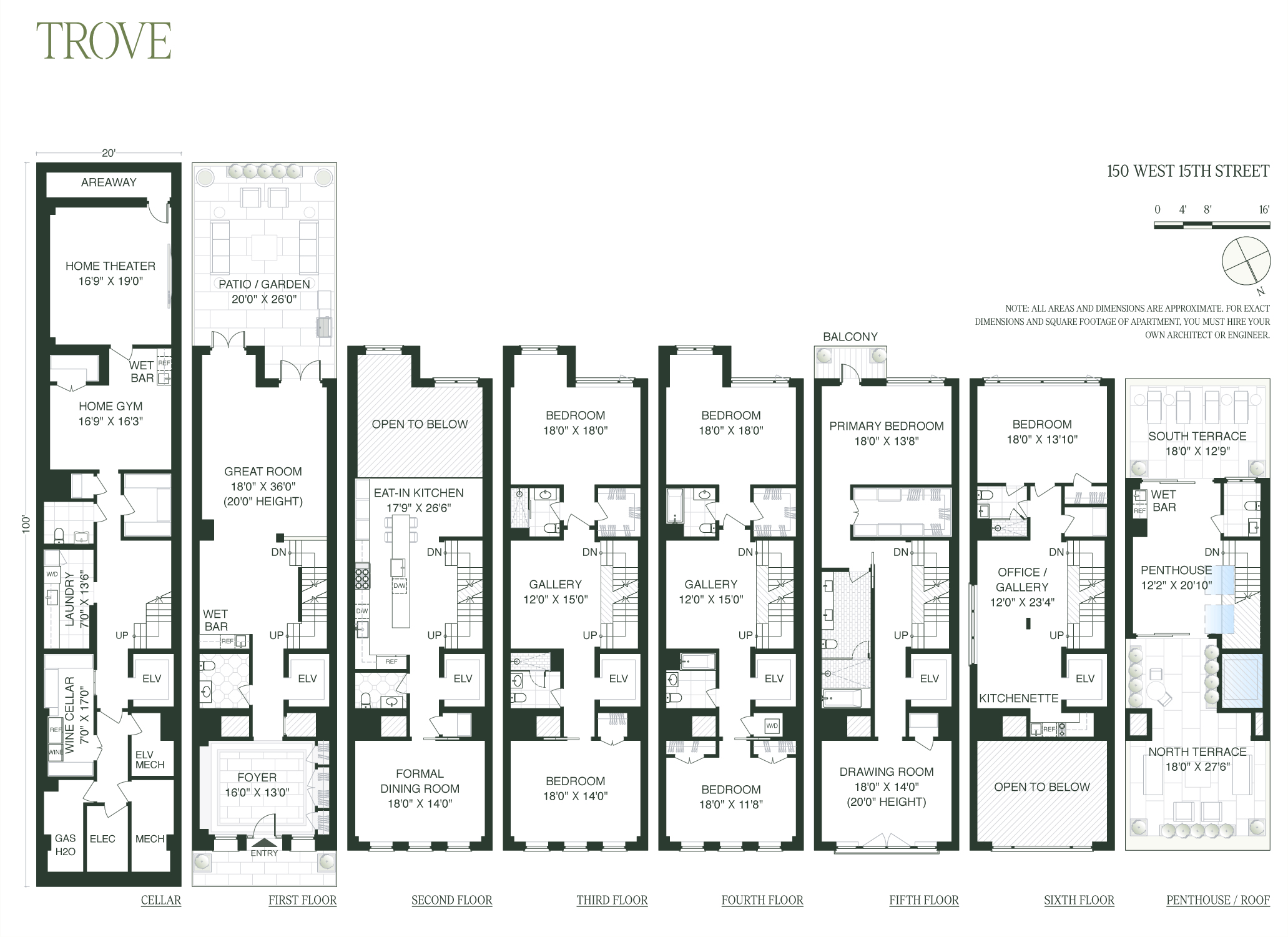 Floorplan for 150 West 15th Street