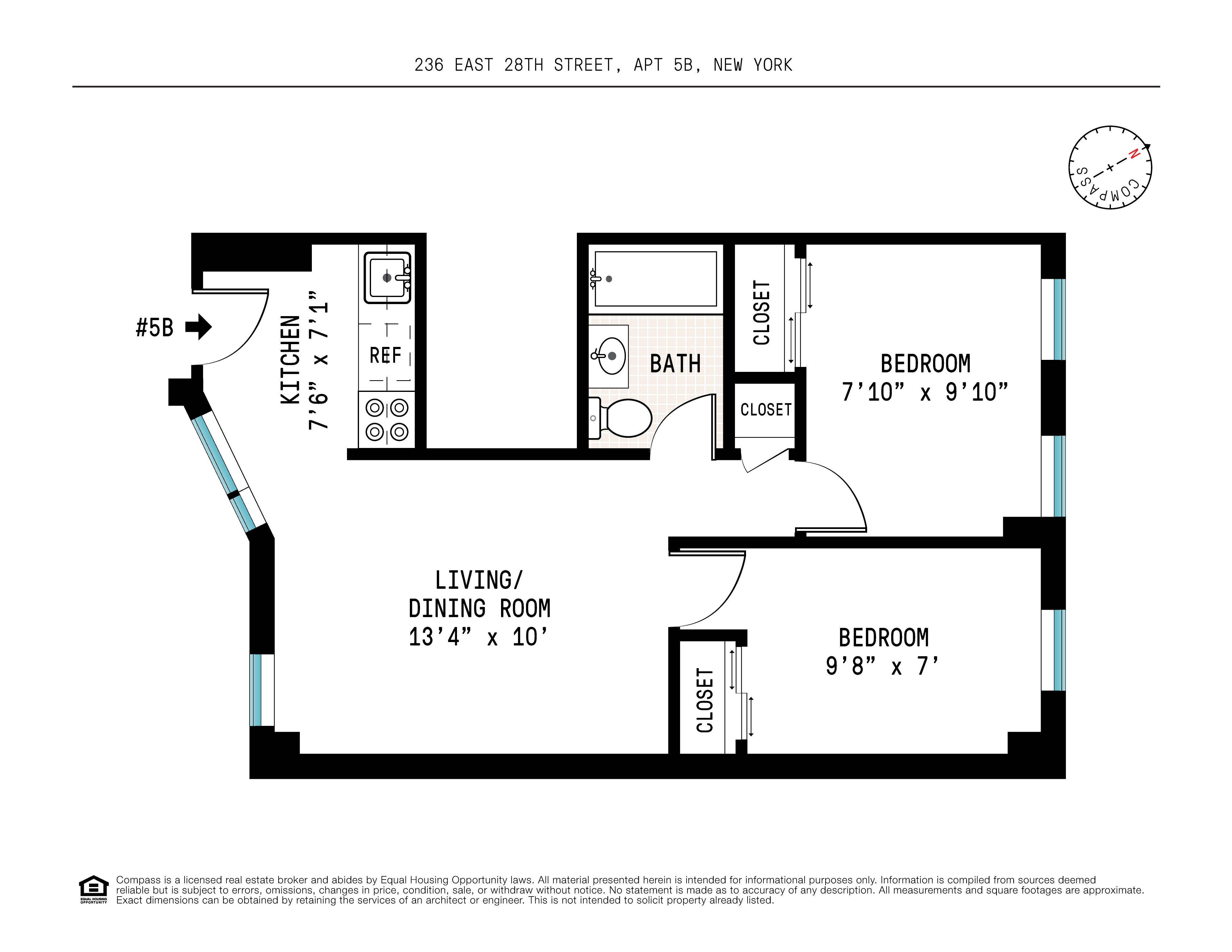 236 E 28th Street, New York, NY 10016, 2 Bedrooms Bedrooms, 4 Rooms Rooms,1 BathroomBathrooms,Residential,For Sale,28th,COMP-1577603957360899721