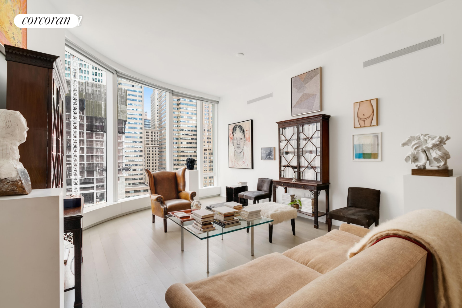 50 West Street 15A, Financial District, Downtown, NYC - 2 Bedrooms  
2.5 Bathrooms  
4 Rooms - 