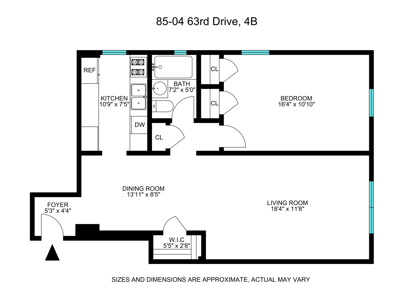 85-04 63rd Drive, New York, NY 11374, 1 Bedroom Bedrooms, 3 Rooms Rooms,1 BathroomBathrooms,Residential,For Sale,85-04 63 Drive,63rd,RPLU-217123018932