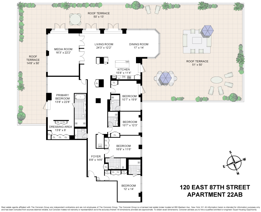 Floorplan for 120 East 87th Street, R22AB
