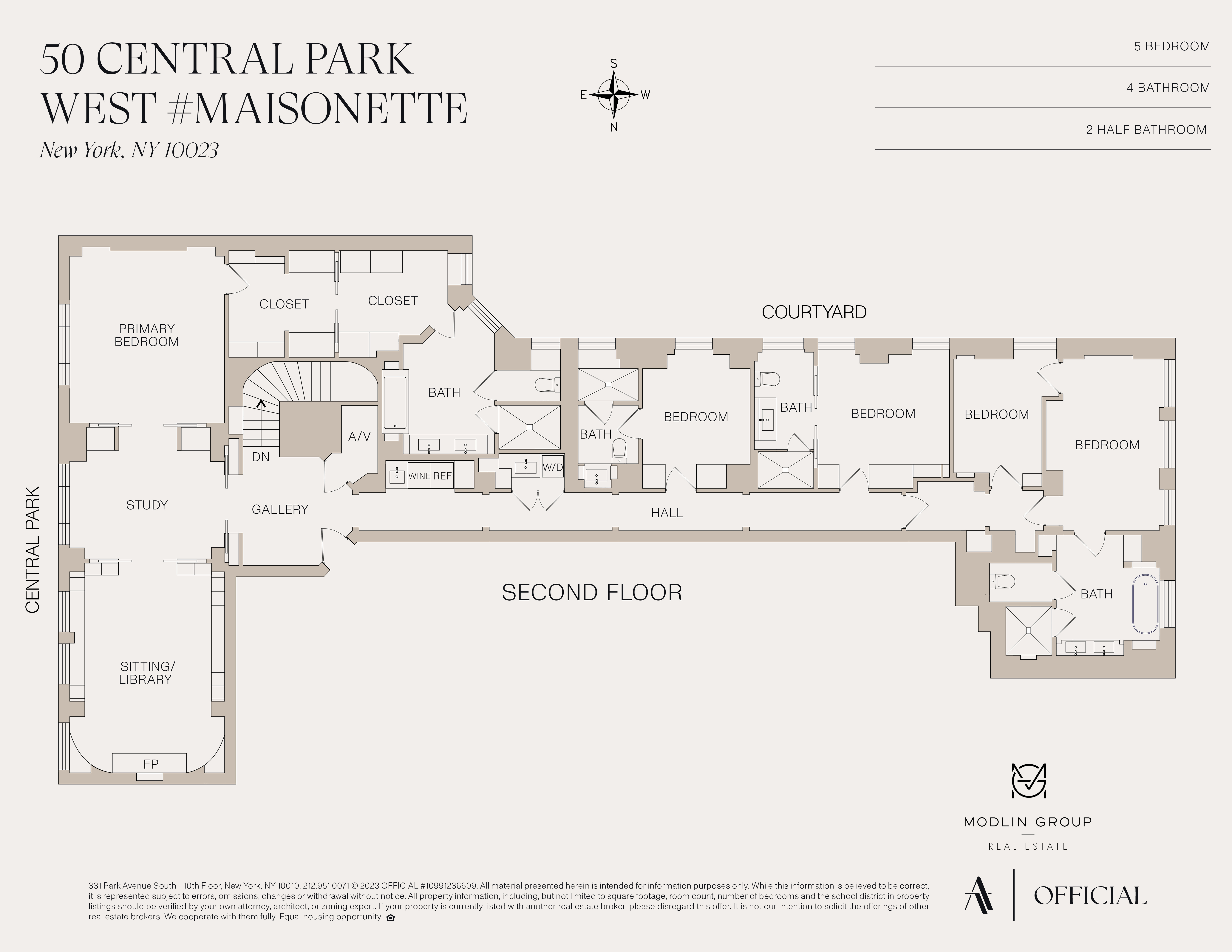 50 Central Park, New York, NY 10023, 5 Bedrooms Bedrooms, 10 Rooms Rooms,6 BathroomsBathrooms,Residential,For Sale,Prasada,Central,PRCH-8373959