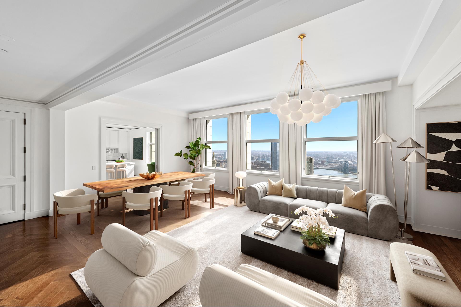 2 Park Place 46A, Tribeca, Downtown, NYC - 3 Bedrooms  
2.5 Bathrooms  
5 Rooms - 