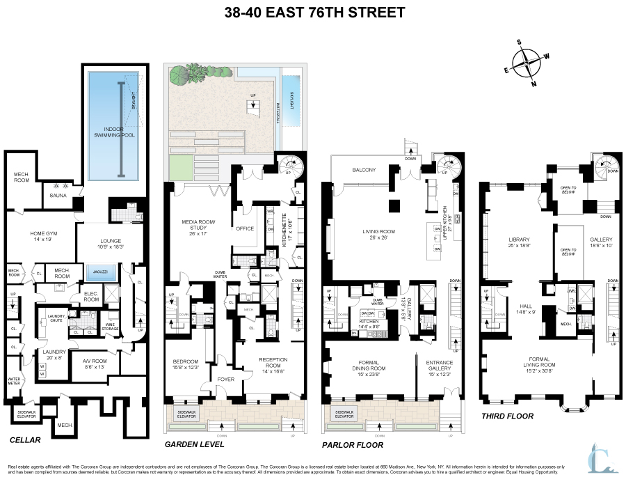 38-40 E 76TH Street, New York, NY 10021, 6 Bedrooms Bedrooms, 16 Rooms Rooms,6 BathroomsBathrooms,Residential,For Sale,76TH,RPLU-33423004016