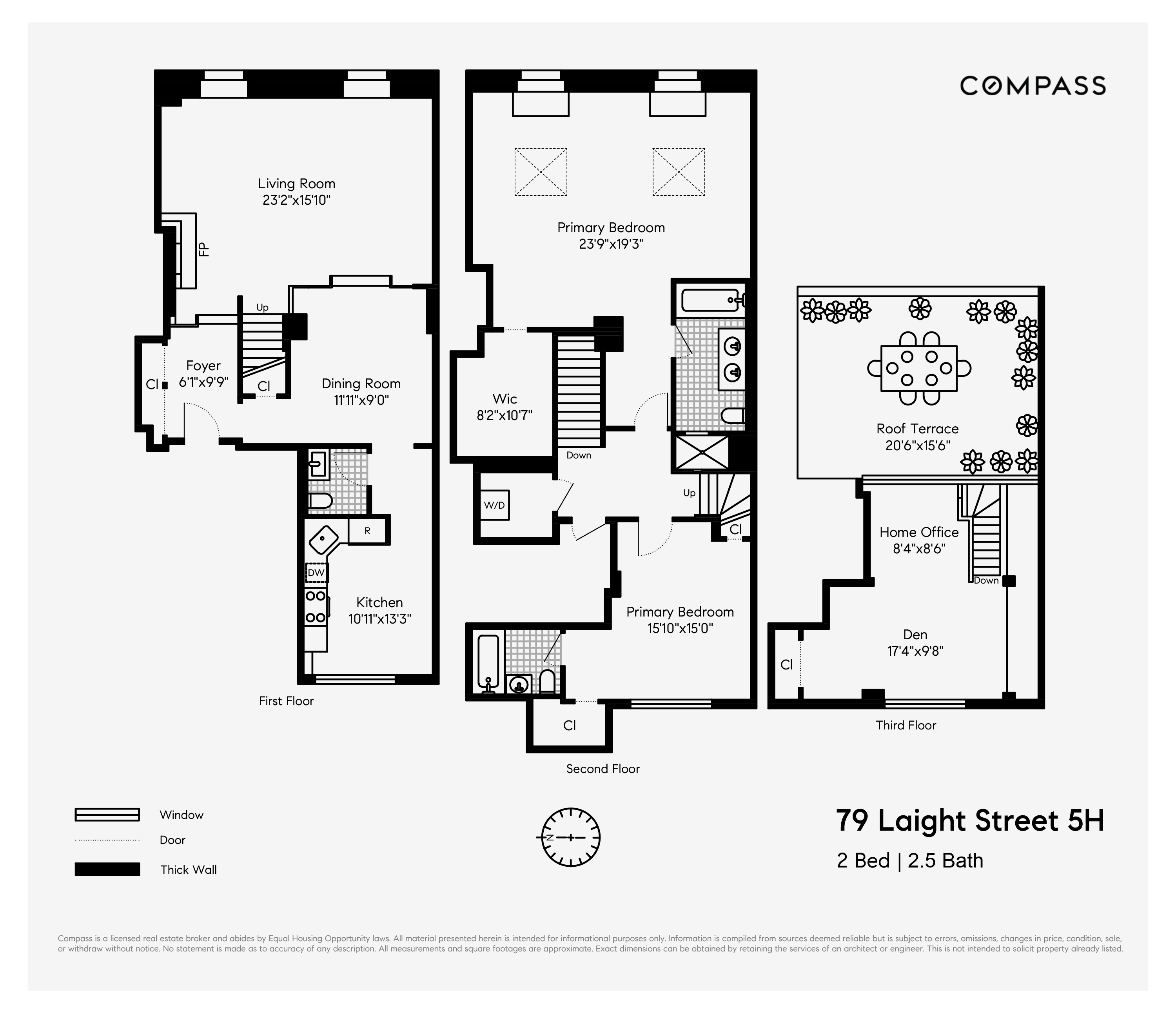 Floorplan for 79 Laight Street, 5H