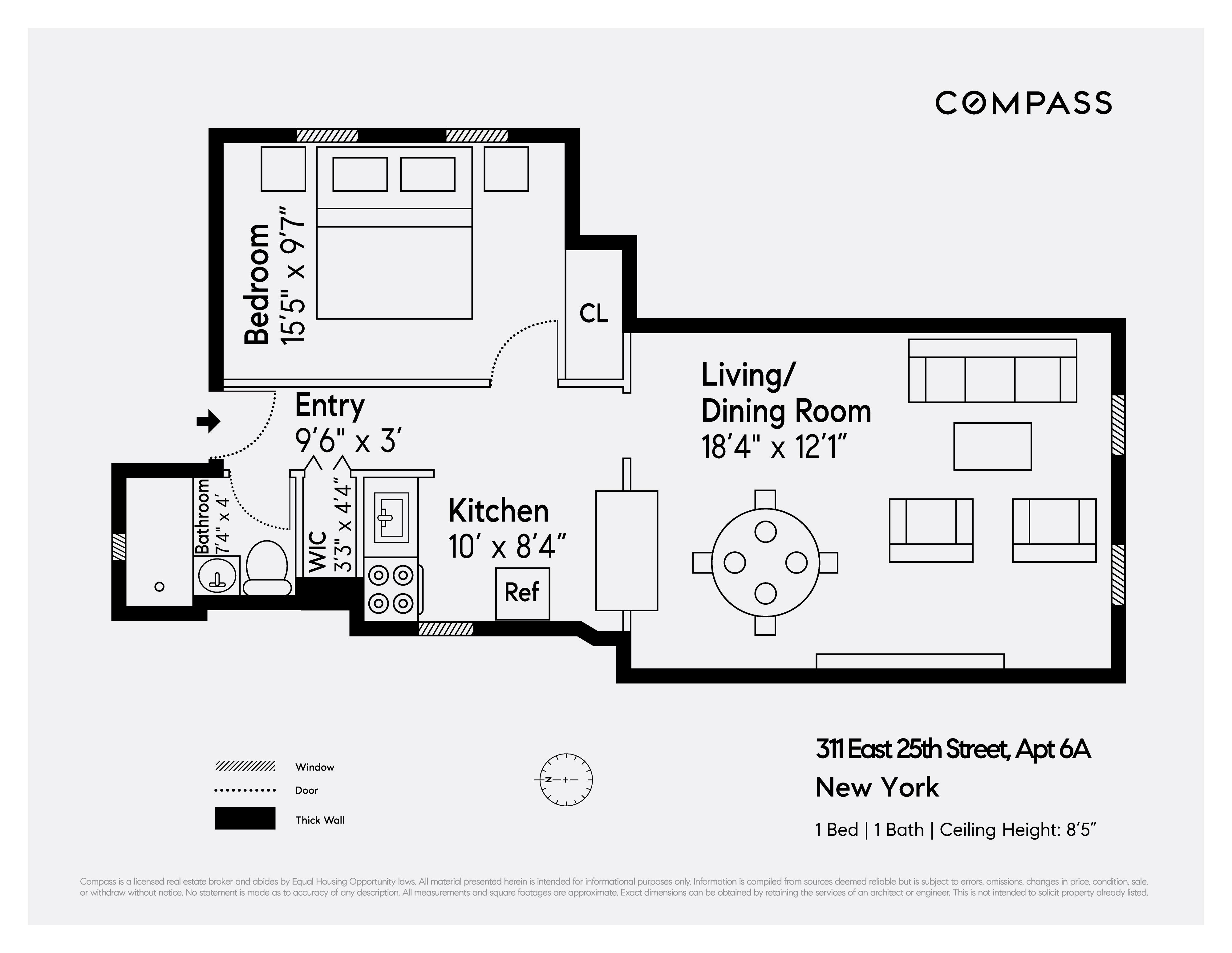 311 E 25th Street, New York, NY 10010, 1 Bedroom Bedrooms, 3 Rooms Rooms,1 BathroomBathrooms,Residential,For Sale,25th,COMP-1582754869101675961