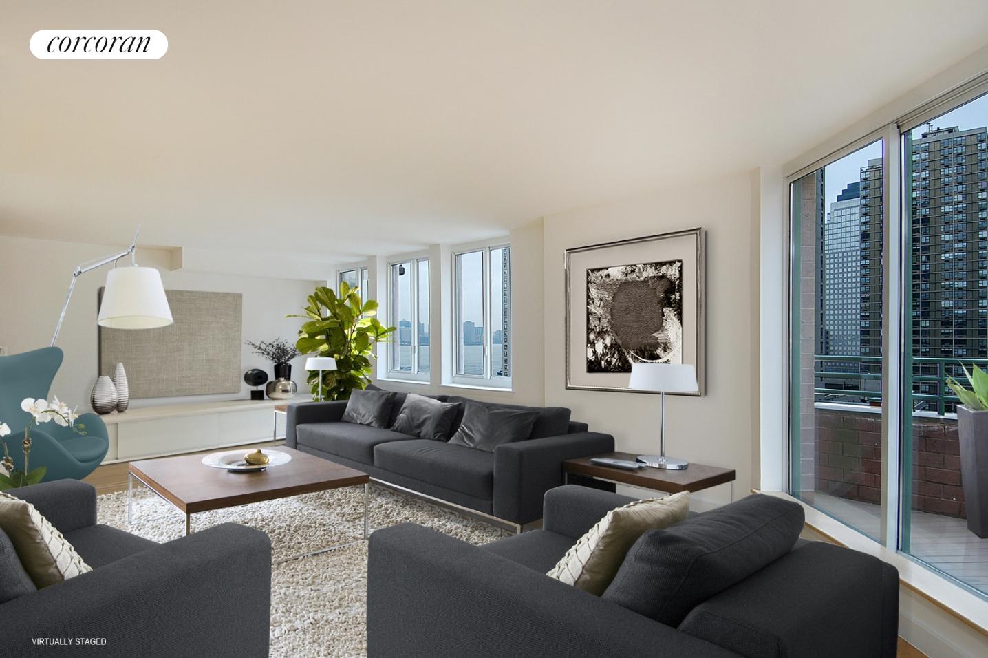 333 Rector Place 1503, Battery Park City, Downtown, NYC - 3 Bedrooms  
3 Bathrooms  
6 Rooms - 
