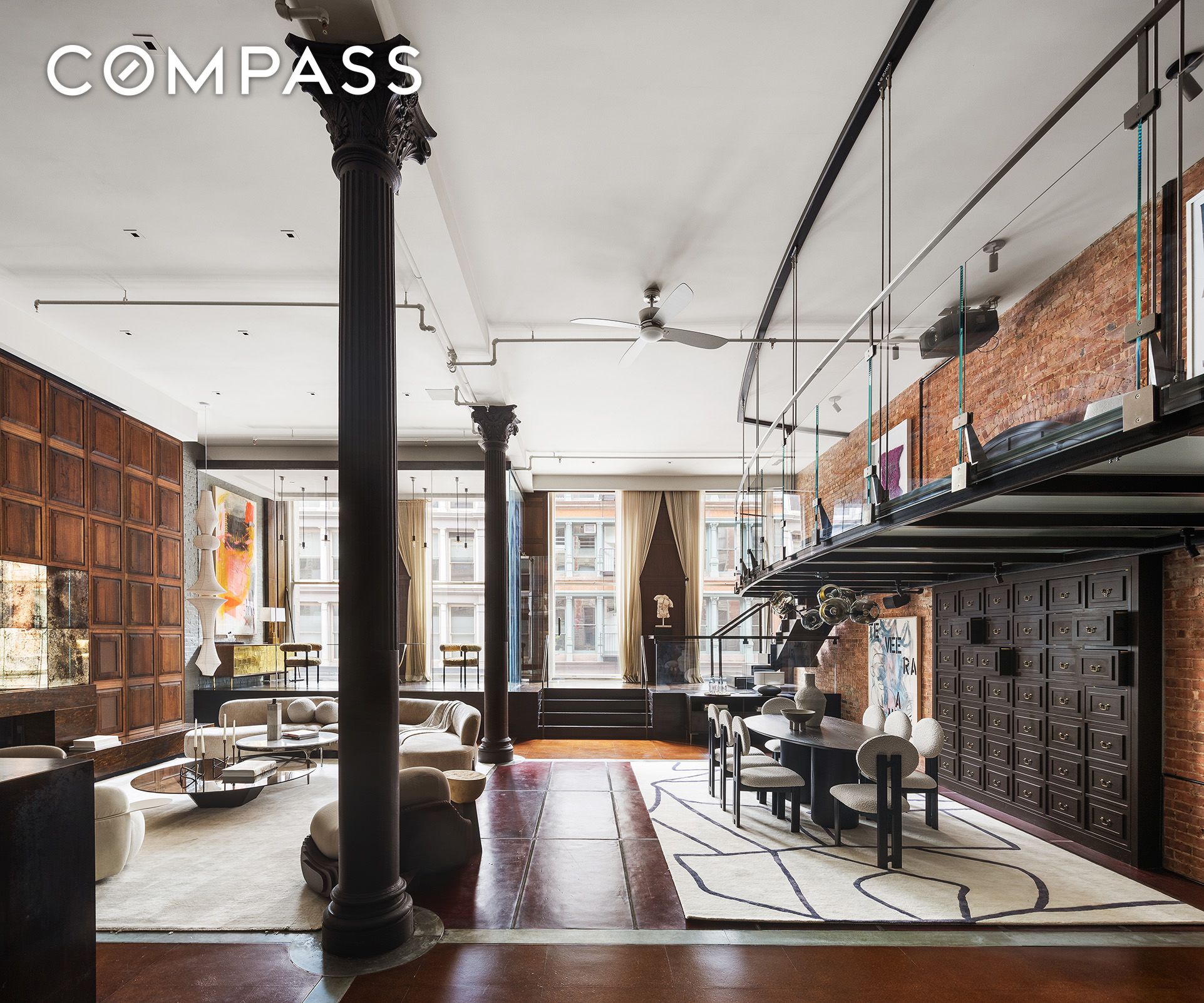 56 Crosby Street 2A, Soho, Downtown, NYC - 2 Bedrooms  
2.5 Bathrooms  
5 Rooms - 