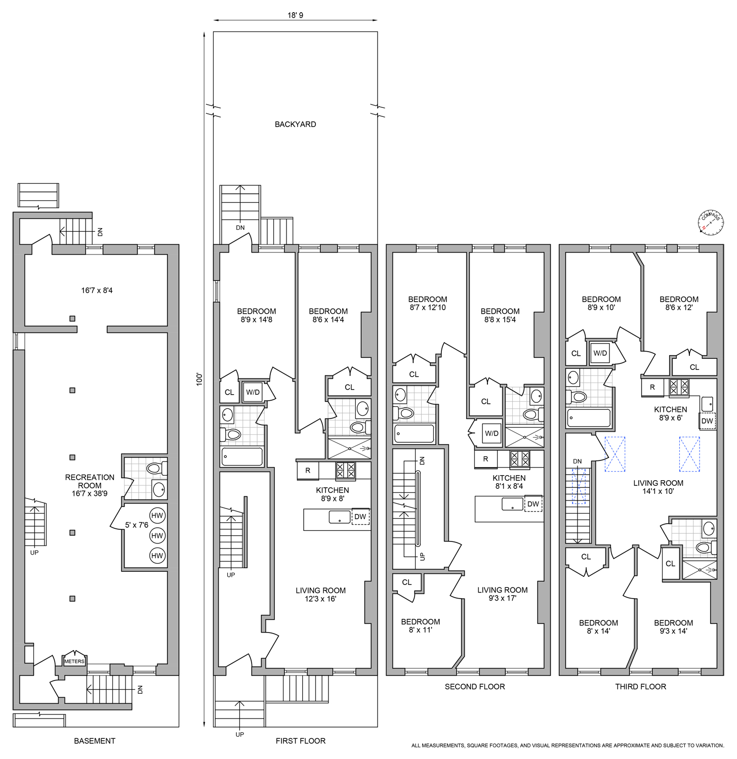 Floorplan for 972 Madison Street