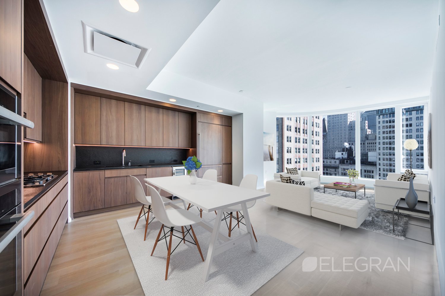 50 West Street 30-A, Financial District, Downtown, NYC - 1 Bedrooms  
1.5 Bathrooms  
4 Rooms - 