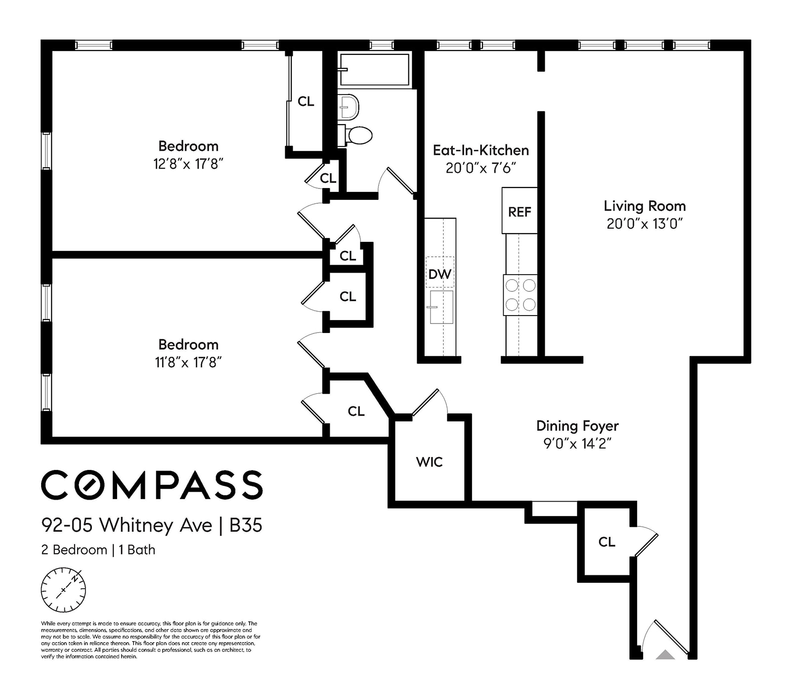 92-05 Whitney Avenue, New York, NY 11373, 2 Bedrooms Bedrooms, 5 Rooms Rooms,1 BathroomBathrooms,Residential,For Sale,Whitney,COMP-1586494716389033321