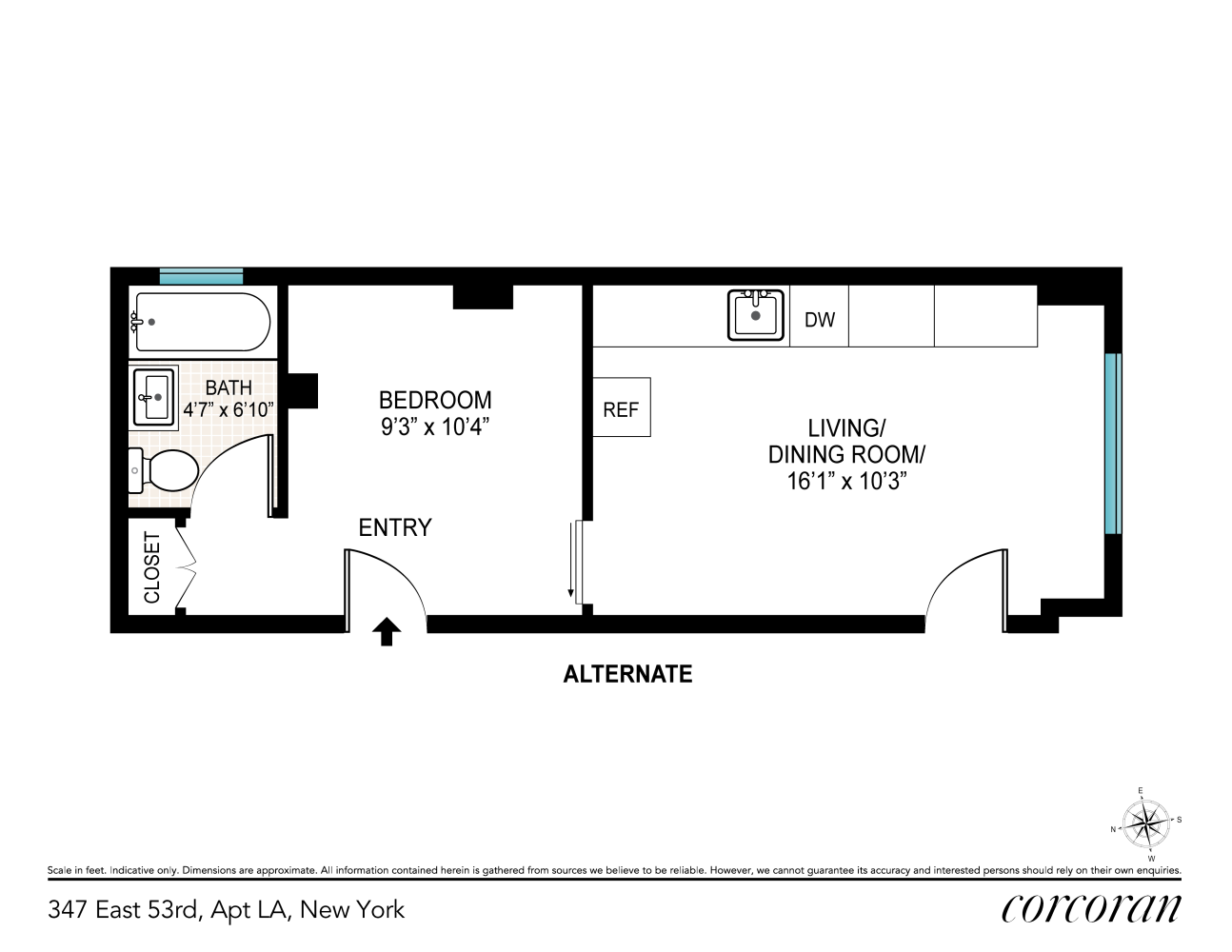 347 E 53RD Street, New York, NY 10022, 3 Rooms Rooms,1 BathroomBathrooms,Residential,For Sale,SUTTON VIEW,53RD,RPLU-33423010448