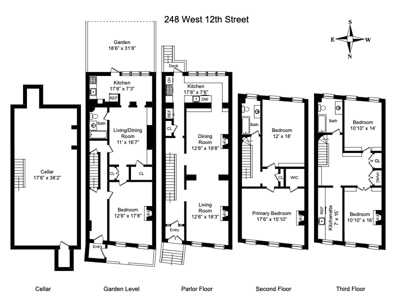 Floorplan for 248 West 12th Street