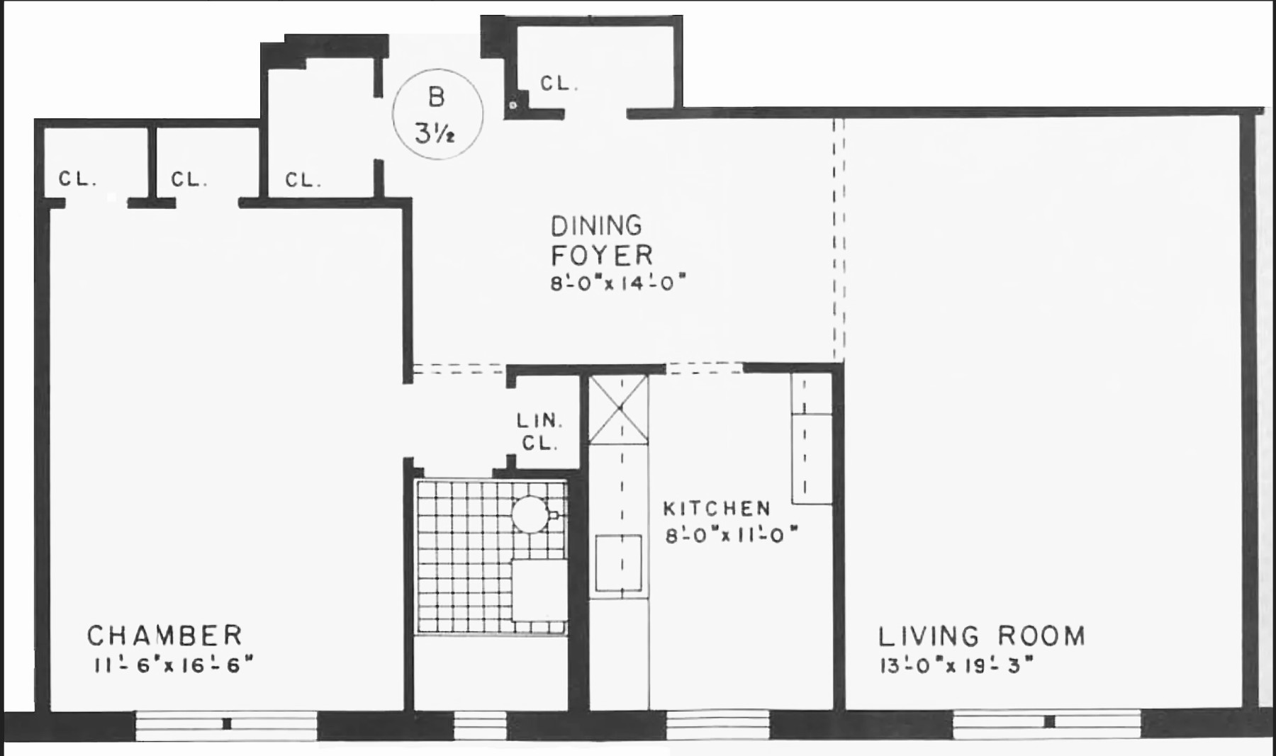 488 Ocean Parkway, New York, NY 11218, 1 Bedroom Bedrooms, 3 Rooms Rooms,1 BathroomBathrooms,Residential,For Sale,The Edgewood,Ocean,RLMX-100399