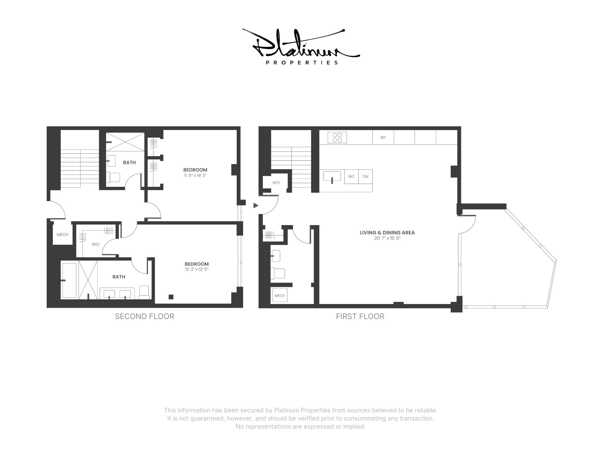 Floorplan for 51 Jay Street, 1-Q