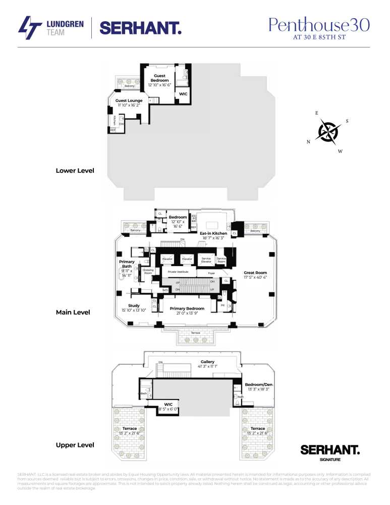 Floorplan for 30 East 85th Street, PENTHOUSE