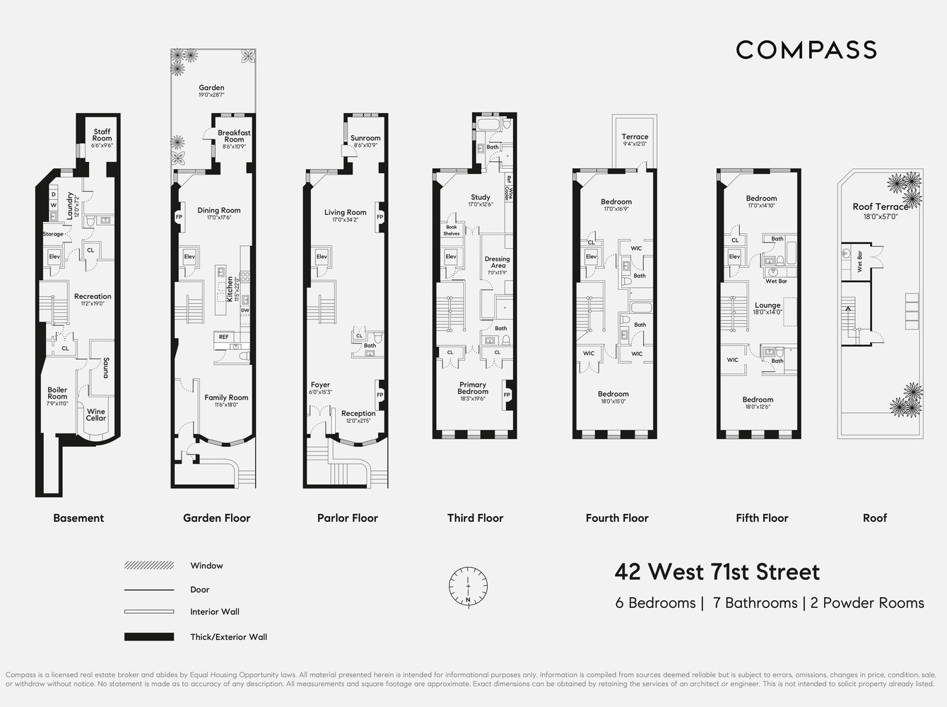 Floorplan for 42 West 71st Street