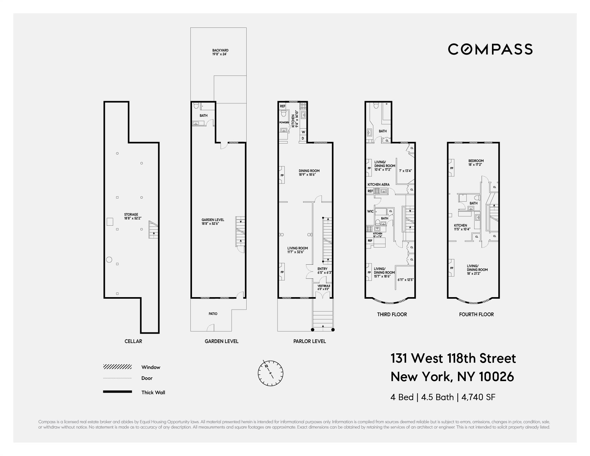 Floorplan for 131 West 118th Street