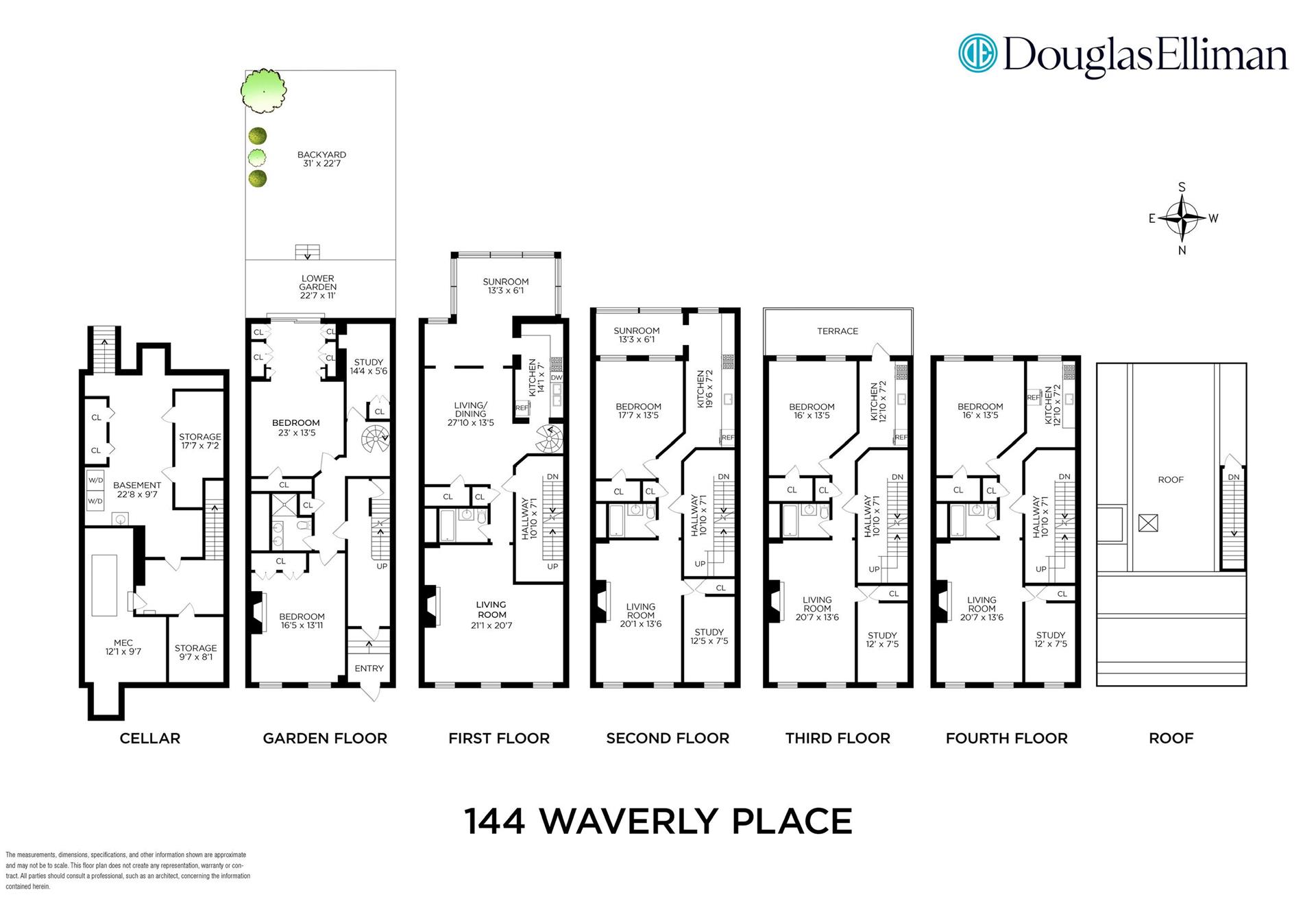 Floorplan for 144 Waverly Place