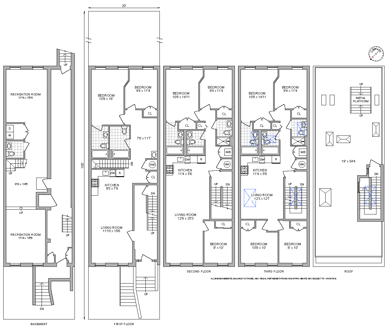 Floorplan for 1116 Gates Avenue