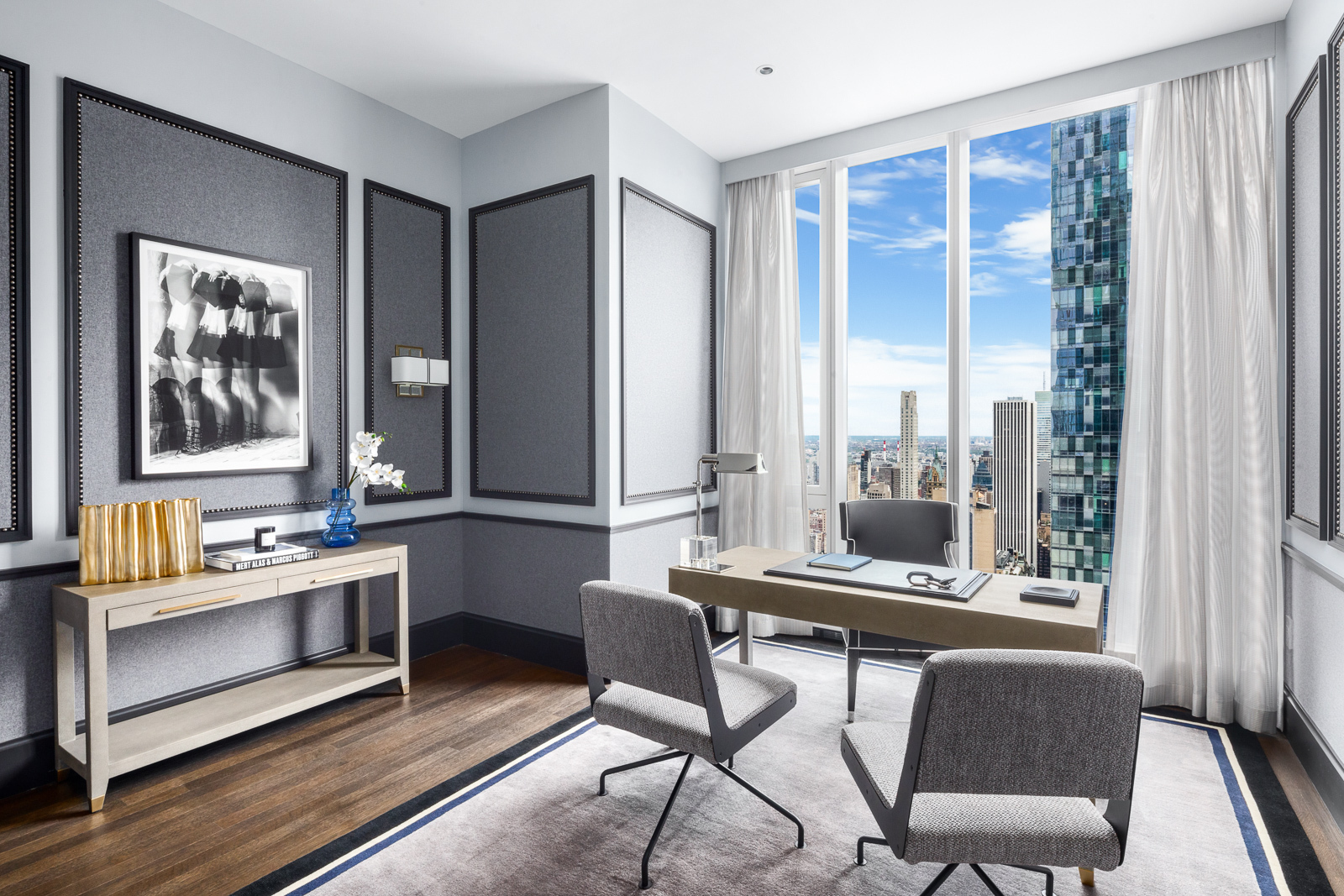 217 W 57th Street, New York, NY 10019, 3 Bedrooms Bedrooms, 5 Rooms Rooms,4 BathroomsBathrooms,Residential,For Sale,Central Park Tower,57th,PRCH-21018423