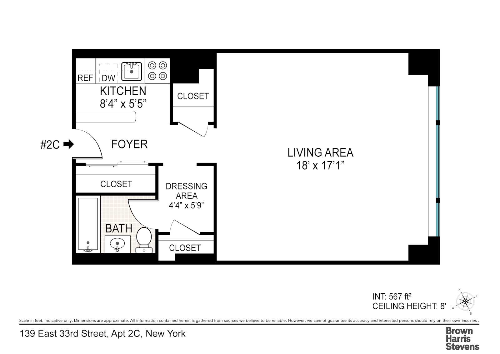 139 E 33RD Street, New York, NY 10016, 3 Rooms Rooms,1 BathroomBathrooms,Residential,For Sale,139 EAST 33RD STRE,33RD,RPLU-63223059113