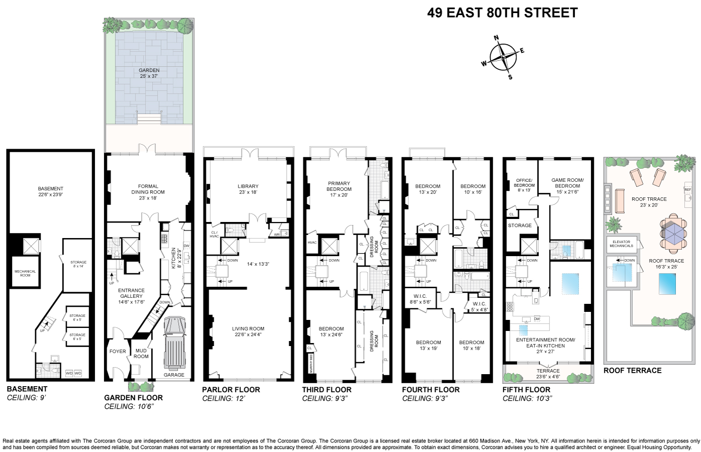 49 E 80TH Street, New York, NY 10075, 8 Bedrooms Bedrooms, 14 Rooms Rooms,6 BathroomsBathrooms,Residential,For Sale,80TH,RPLU-33423047206