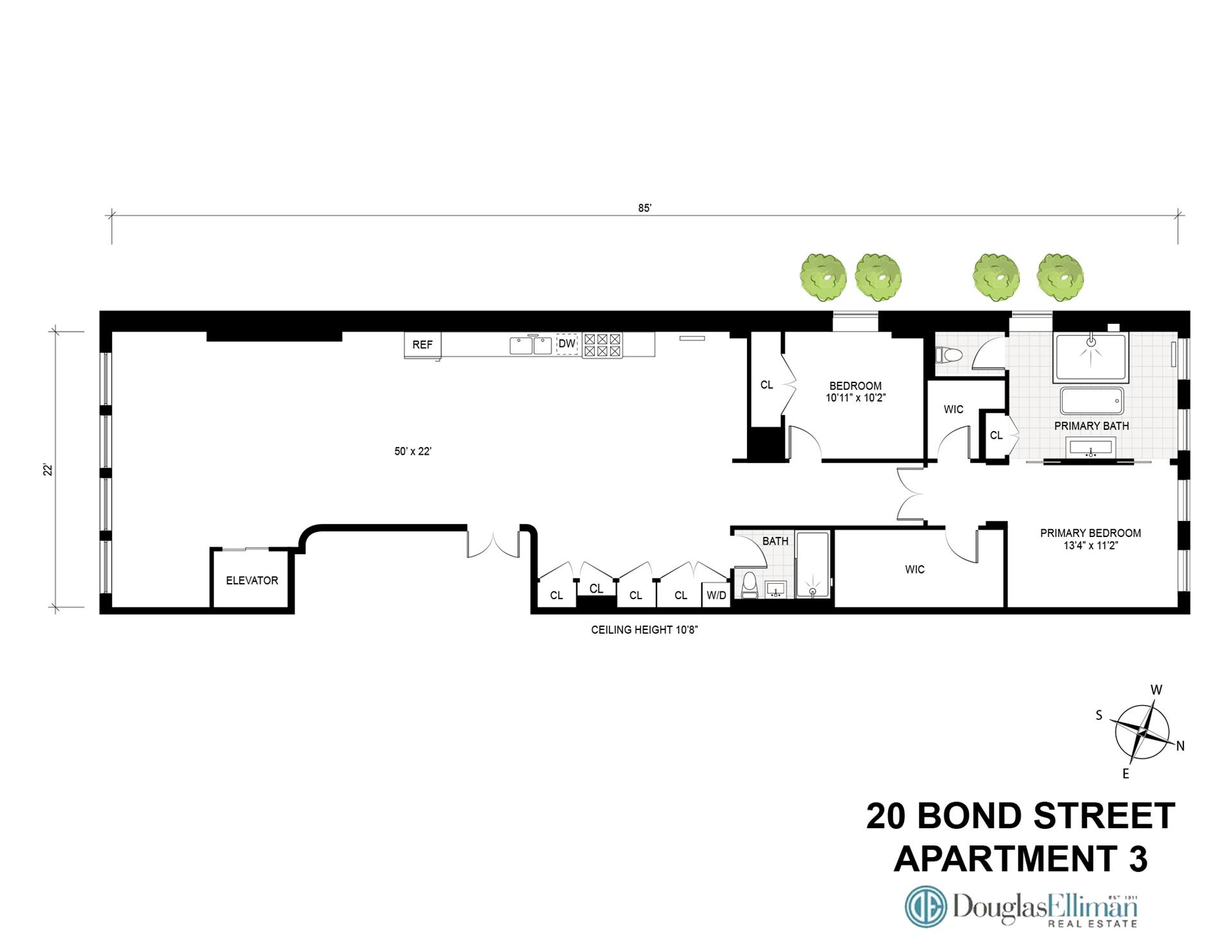 Floorplan for 20 Bond Street, 3