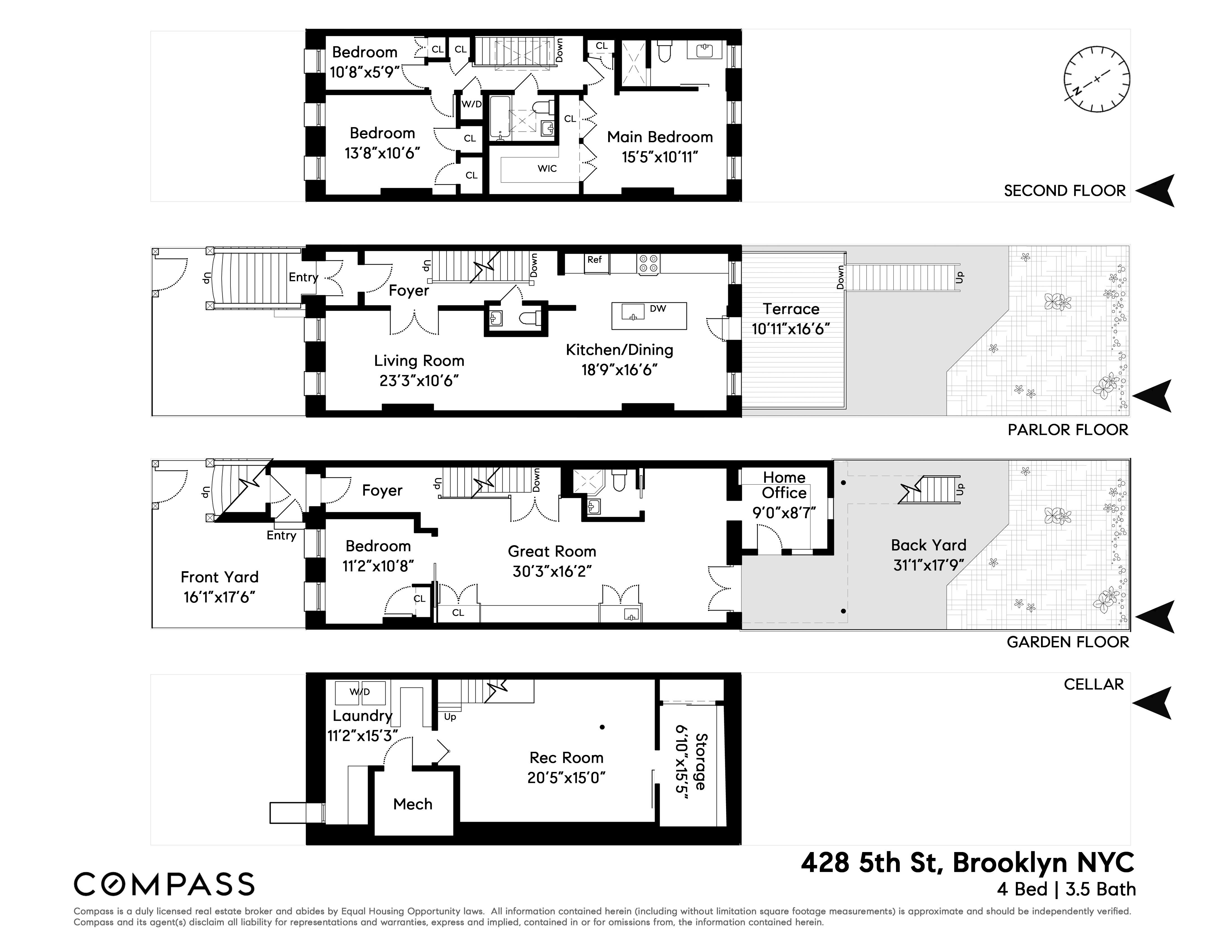 Floorplan for 428 5th Street