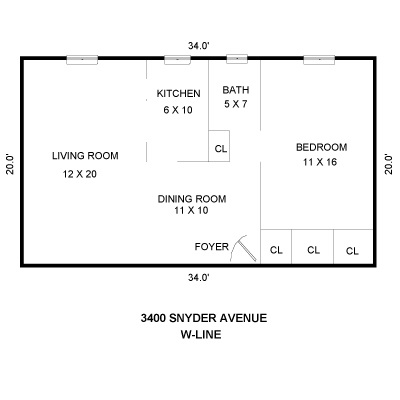 3400 SNYDER Avenue, New York, NY 11203, 1 Bedroom Bedrooms, 3 Rooms Rooms,1 BathroomBathrooms,Residential,For Sale,SNYDER,RPLU-5123080243