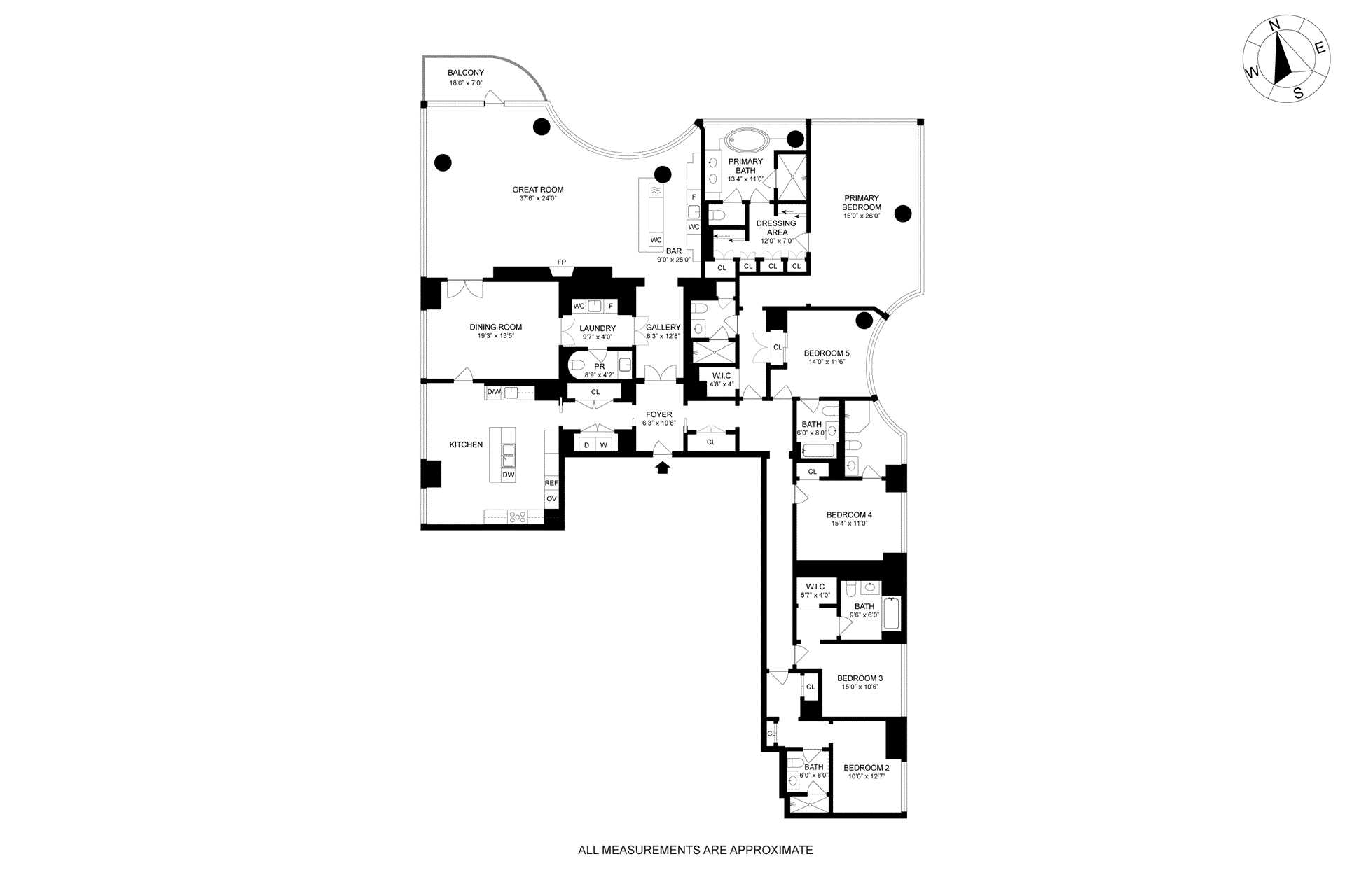 Floorplan for 252 East 57th Street, 62A