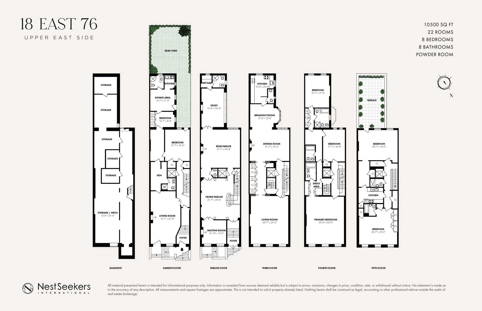 18 E 76th Street, New York, NY 10021, 8 Bedrooms Bedrooms, 22 Rooms Rooms,9 BathroomsBathrooms,Residential,For Sale,76th,OLRS-00010075416