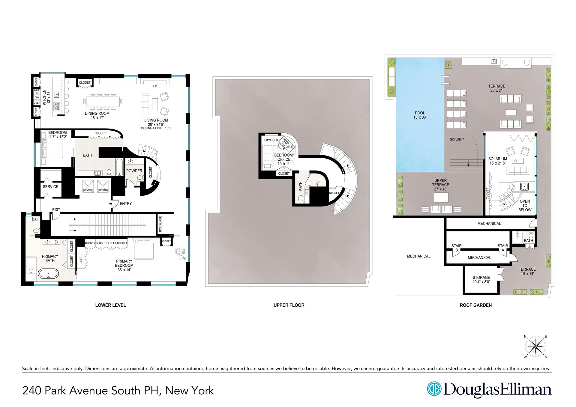 240 PARK Avenue, New York, NY 10003, 3 Bedrooms Bedrooms, 8 Rooms Rooms,5 BathroomsBathrooms,Residential,For Sale,PARK,RPLU-5123093312