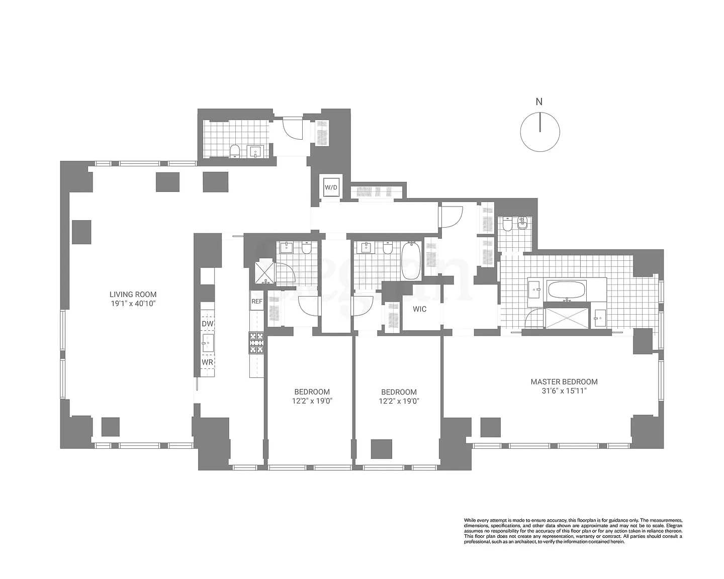 Floorplan for 53 West 53rd Street, 51-B