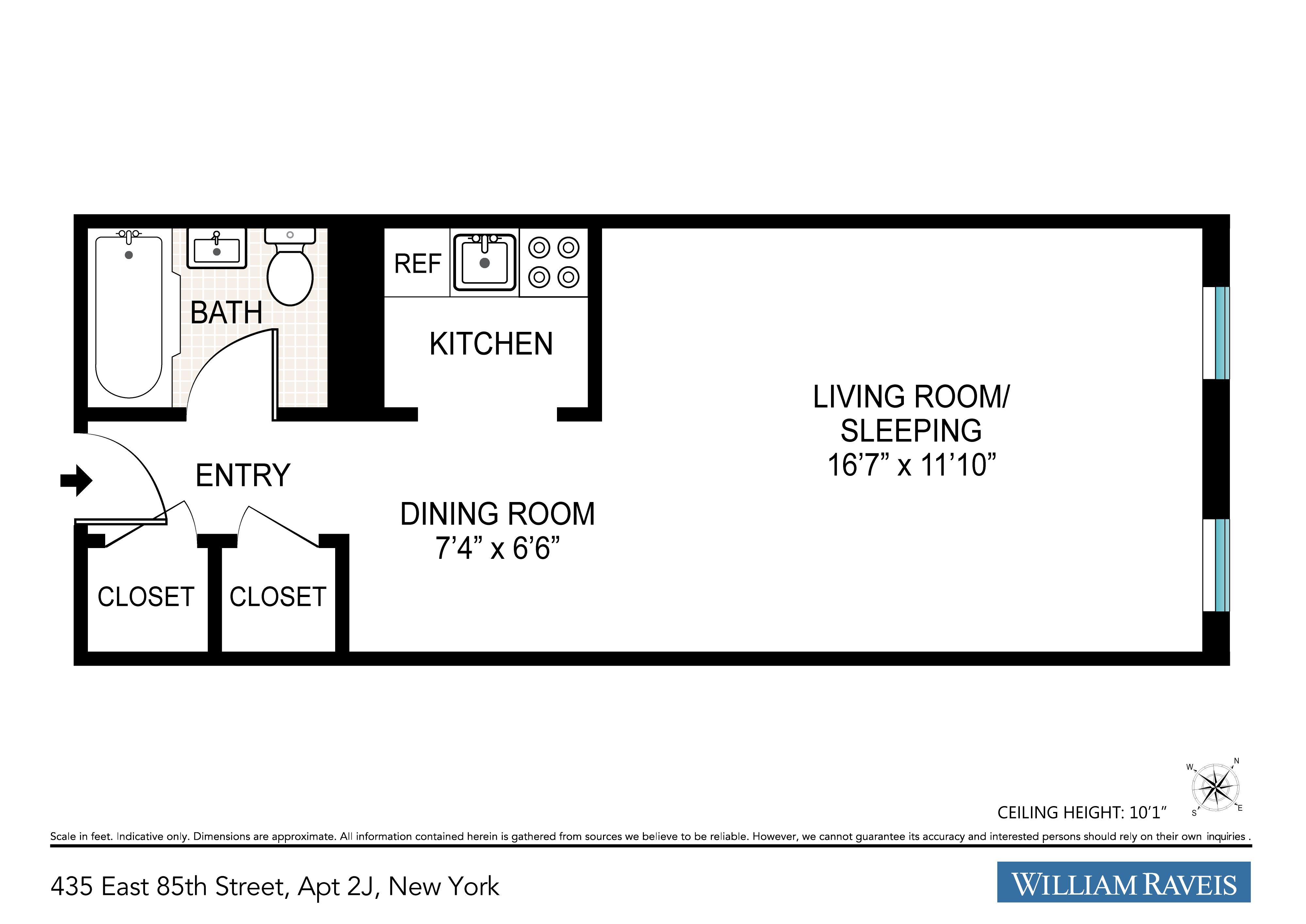 435 E 85th Street, New York, NY 10028, 2 Rooms Rooms,1 BathroomBathrooms,Residential,For Sale,85th,OLRS-2094331