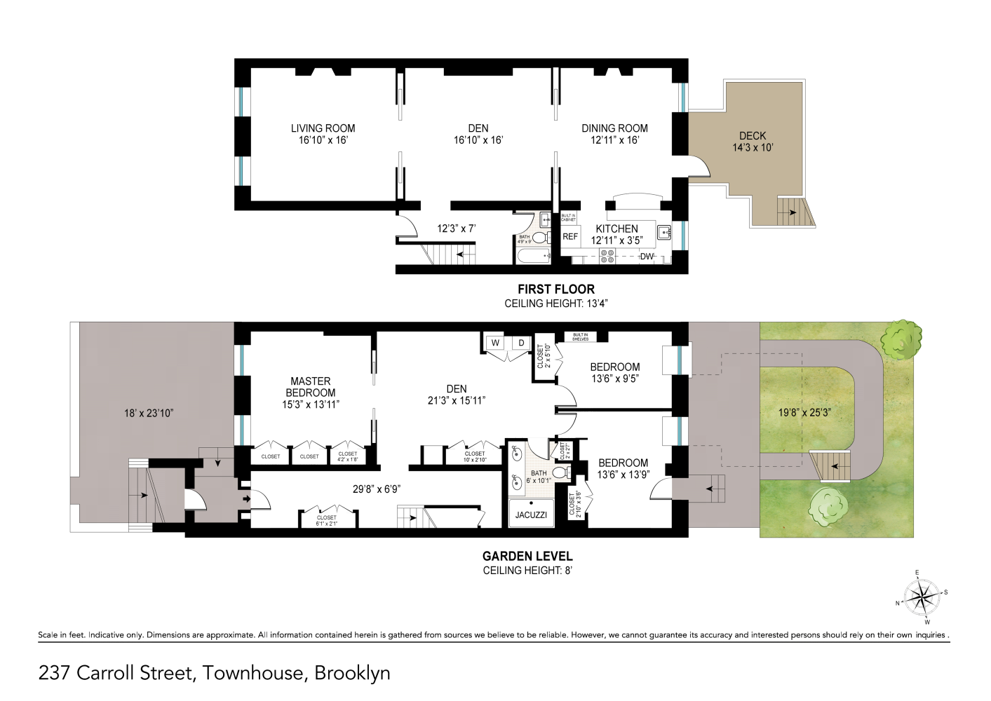 Floorplan for 237 Carroll Street, 1