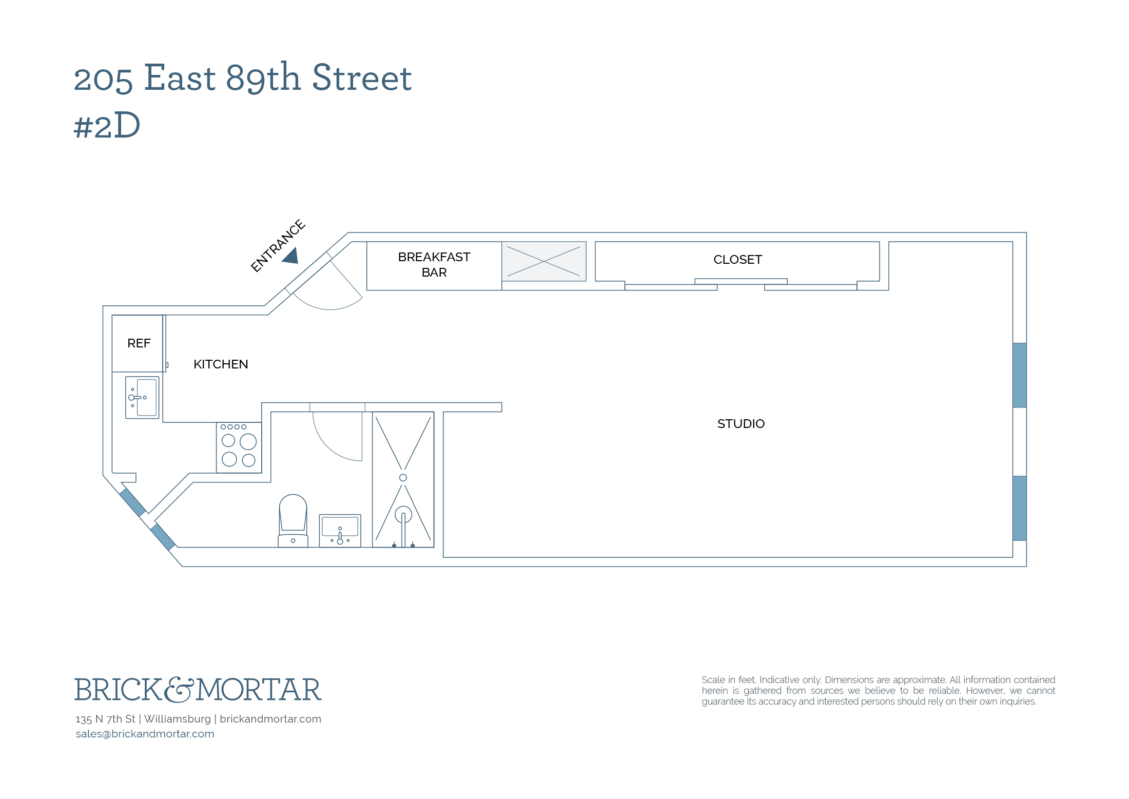 205 E 89th Street, New York, NY 10128, 2 Rooms Rooms,1 BathroomBathrooms,Residential,For Sale,89th,RSFT-00110000000315